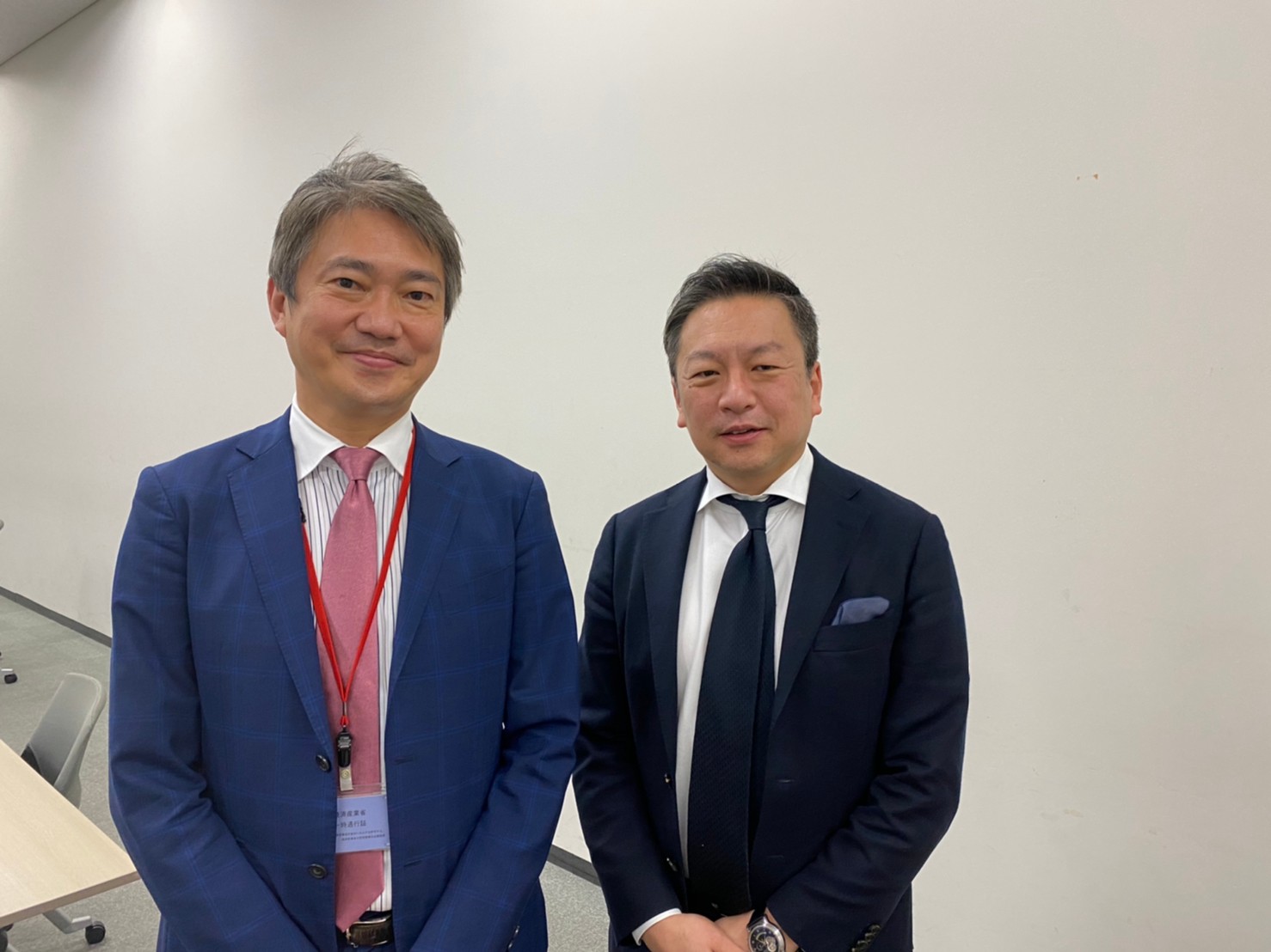 当社代表、金子智樹・留目真伸氏